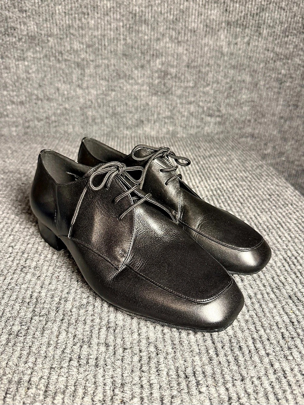 Capezio BR116 Black Leather Character Dance Shoes Women's Size 9.5W Wide EUC